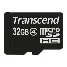 TRANSCEND MicroSDHC karta 32GB Class 4, bez adaptéru TRANSCEND MicroSDHC karta 32GB Class 4, bez adaptéru