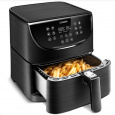 Cosori CP158-AF PREMIUM –  5.5L  horkovzdušná fritéza + 5x špíz a gril. rošt, black