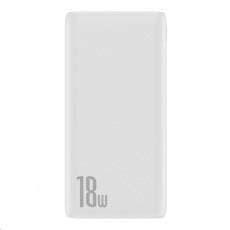 Baseus Bipow powerbanka PD + QC 10000mAh 18W, bílá Baseus Bipow powerbanka PD + QC 10000mAh 18W, bílá