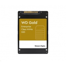 WD GOLD SSD WDS384T1D0D 3,84TB NVMe (R:3100,W:1800 MB/s), U.2. 2.5"