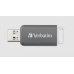 VERBATIM Flash Disk 128GB DataBar USB 2.0 Drive, šedá
