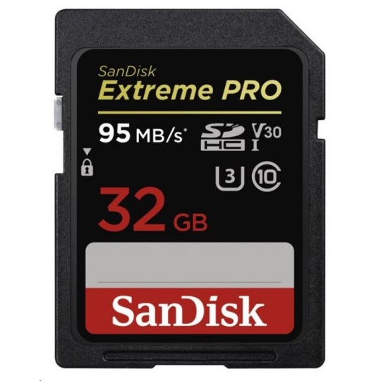 SanDisk SDHC karta 64GB Extreme PRO (300 MB/s, Class 10, UHS-II U3 V90)