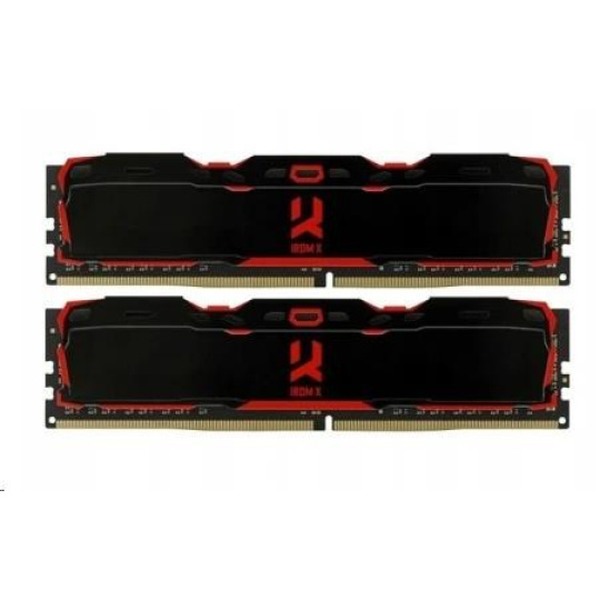 GOODRAM DIMM DDR4 32GB (Kit of 2) 3200MHz CL16 IRDM X, Černá