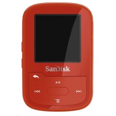 SanDisk Clip Sport Plus MP3 Player 16GB Global, Red SanDisk Clip Sport Plus MP3 Player 16GB Global, Red