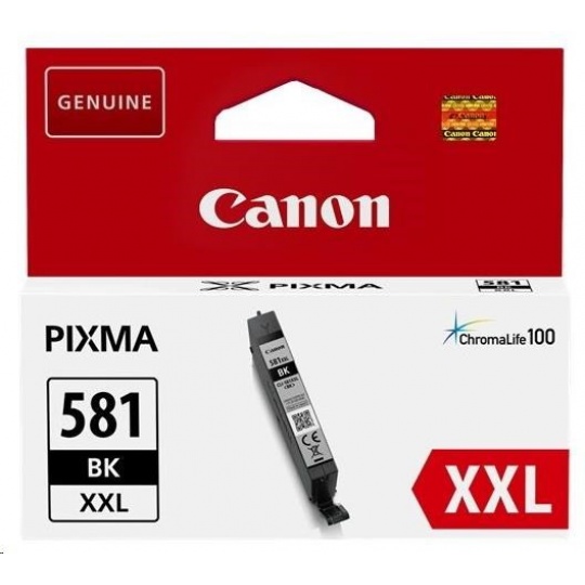 Canon CARTRIDGE CLI-581 XXL černá pro PIXMA TS615x, TS625x, TS635x, TR7550, TS815x (6 360 str.)