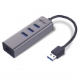 i-tec USB 3.0 Metal HUB 3 Port + Gigabit Ethernet Adapter