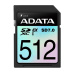ADATA SDXC karta 512GB Express, PCIe Gen3, UHS-I, C10, V30, (R:800/W:700 MB/s)