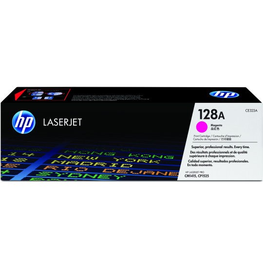 HP 128A Magenta LJ Toner Cart, CE323A (1,300 pages)