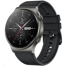 Huawei Watch GT 2 Pro, 46,7 mm, černá / fluoroelastomerový řemínek, černá