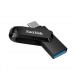 SanDisk Flash Disk 64GB Ultra Dual Drive Go, USB-C 3.2, Černá