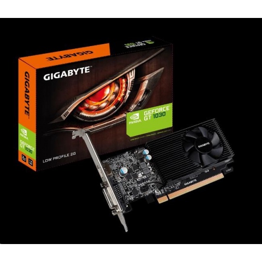 GIGABYTE VGA NVIDIA GeForce GT 1030 2G, 2G GDDR5, 1xHDMI, 1xDVI-D