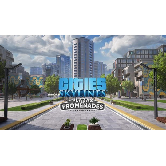 Cities: Skylines - Plazas & Promenades (PC) klíč Steam Cities: Skylines - Plazas & Promenades (PC) klíč Steam