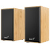 GENIUS Reproduktor SP-HF180, 3.5mm jack, 6W, světlé dřevo