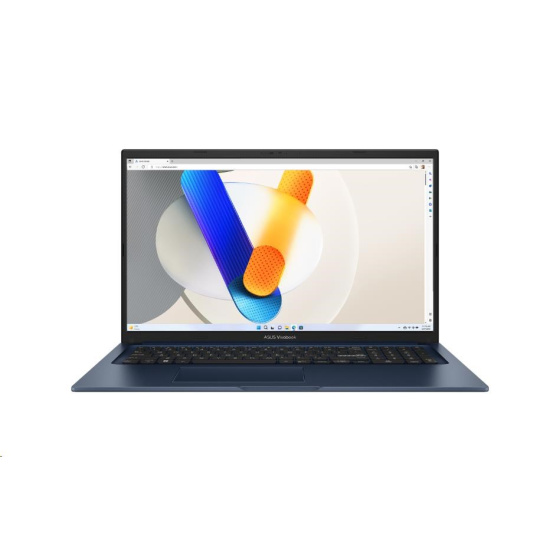 ASUS NTB Vivobook 17 (X1704VA-AU402W), i3-1315U, 17.3" 1920 x 1080, 8GB, 512GB SSD, UHD, W11 Home, Blue