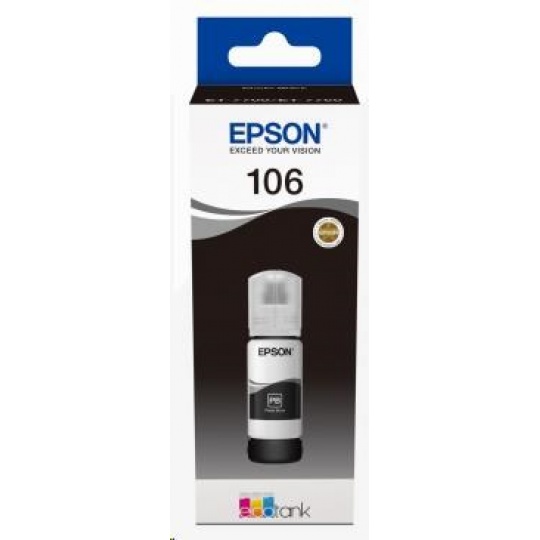 EPSON ink čer 106 EcoTank Photo Black ink bottle