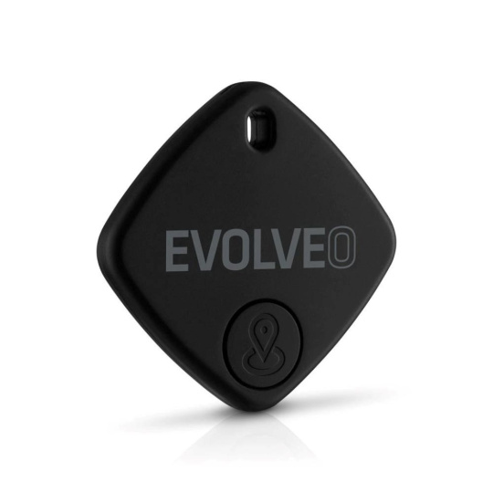 EVOLVEO TrackTag, Bluetooth lokátor s Apple Find My, černý EVOLVEO TrackTag, Bluetooth lokátor s Apple Find My, černý