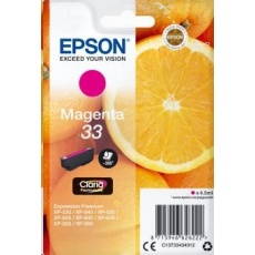 EPSON ink bar Singlepack "Pomeranč" Magenta 33 Claria Premium Ink