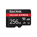 SanDisk micro SDXC karta 256GB Express (880/650 MB/s,  A1,  UHS-I,  U3)