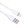 Solight lightning kabel, USB 2.0 A konektor - Lightning konektor, silikon, 1m