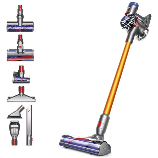 Dyson V8 Absolute 2023 tyčový vysavač, akumulátorový, bezsáčkový, HEPA filtr, na všechny druhy podlah