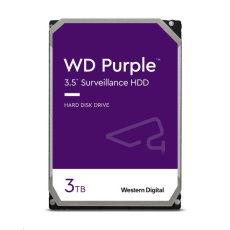 WD PURPLE WD34PURZ 3TB, SATA III 3.5", 128MB, 180MB/s, Low Noise, CMR WD PURPLE WD34PURZ 3TB, SATA III 3.5", 128MB, 180MB/s, Low Noise, CMR