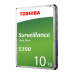 TOSHIBA HDD S300 PRO Surveillance (CMR) 10TB, SATA III, 7200 rpm, 256MB cache, 3,5", BULK