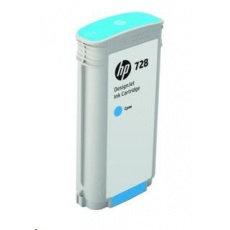 HP 728 130-ml Cyan DesignJet Ink Cartridge