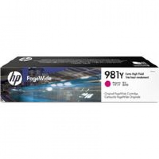 HP 981Y Extra High Yield Magenta Original PageWide Cartridge (16,000 pages)