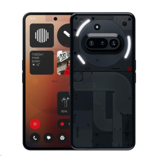 BAZAR - Nothing Phone (3a) 12/256GB, black, EU - poškozený obal