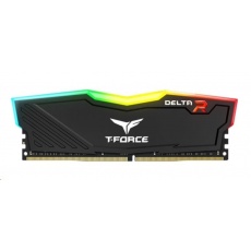 DIMM DDR4 16GB 2666MHz, CL15, (KIT 2x8GB), T-FORCE DELTA RGB (Black) DIMM DDR4 16GB 2666MHz, CL15, (KIT 2x8GB), T-FORCE DELTA RGB (Black)