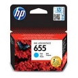 HP 655 Cyan Ink Cart, CZ110AE (600 pages)