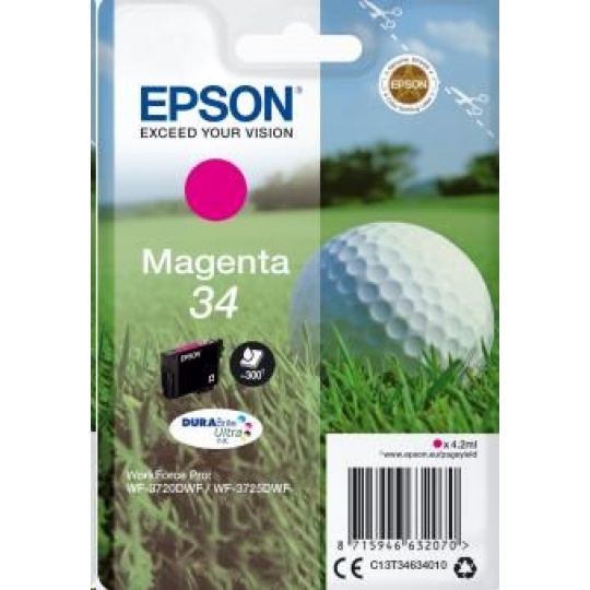 EPSON ink bar Singlepack "Golf" Magenta 34 DURABrite Ultra Ink 4,2 ml