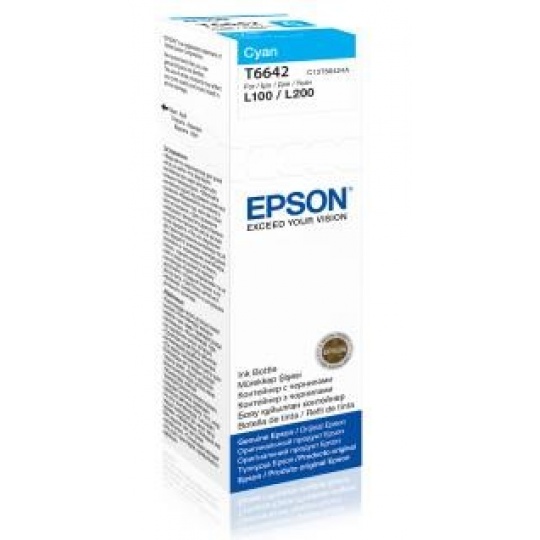 EPSON ink bar T6642 Cyan ink container 70ml pro L100/L200/L550/L1300/L355/365