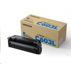 HP - Samsung CLT-C603L High Yield Cyan Toner Cartridge (10,000 pages)