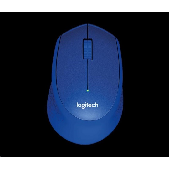 Logitech Wireless Mouse M330 Silent Plus, blue