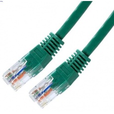 Patch kabel Cat5E, UTP - 15m, zelený Patch kabel Cat5E, UTP - 15m, zelený