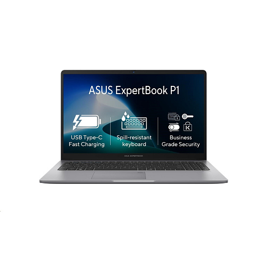 ASUS NTB ExpertBook P1 (P1503CVA-C516512X), Core 5 210H, 15.6" 1920 x 1080, 16GB, 512GB SSD, Intel, W11 Pro, Gray ASUS NTB ExpertBook P1 (P1503CVA-C516512X), Core 5 210H, 15.6" 1920 x 1080, 16GB, 512GB SSD, Intel, W11 Pro, Gray