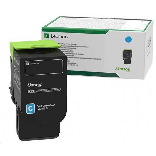 Lexmark azurový High cap. toner C232HC0 Return progam pro C2525, C2425 ,C2535, MC2325, MC2425, MS2535,MC2640 - 2 300 str