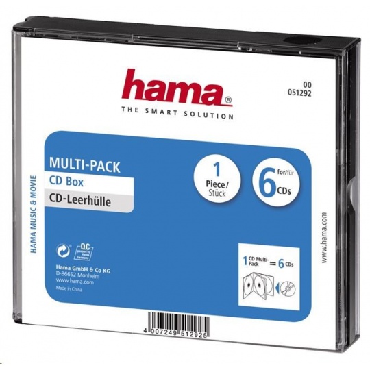 Hama multipack na 6 cd, 1 ks