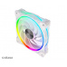 AKASA ventilátor SOHO AR, 12cm ARGB PWM fan, 120x120x25mm, bílá
