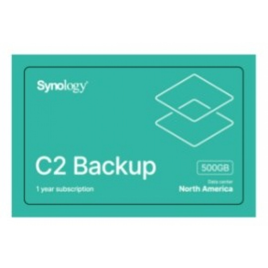 Synology C2 Backup 500GB na 1 rok