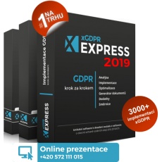 xGDPR Express pro 1 PC a 1 společnost - krabicová verze