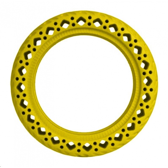 Bezdušová pneumatika pro Scooter žlutá (Bulk)