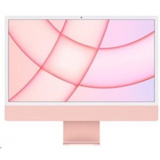 APPLE 24-inch iMac with Retina 4.5K display: M1 chip with 8-core CPU and 8-core GPU, 256GB - Pink