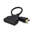 GEMBIRD Dat přepínač  HDMI splitter, pasivní, kabel, 2 cesty