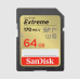 SanDisk SDXC karta 64GB Extreme (170 MB/s Class 10, UHS-I U3 V30)