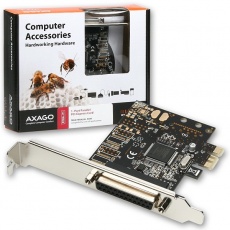 AXAGON PCEA-P1, PCIe adaptér - 1x paralelní port (LPT), vč. LP AXAGON PCEA-P1, PCIe adaptér - 1x paralelní port (LPT), vč. LP