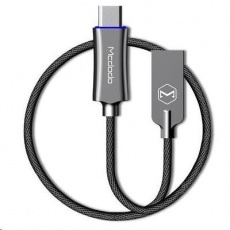 Mcdodo Knight Series Auto Disconnect Type-C Data Cable with Quick Charge 1m Grey Mcdodo Knight Series Auto Disconnect Type-C Data Cable with Quick Charge 1m Grey
