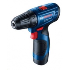 BOSCH GSR 120-LI, akumulátorový vrtací šroubovák, 0 – 400 / 0 – 1.500 ot/min, 8 mm, 2x akumulátor GBA 12V 2.0Ah