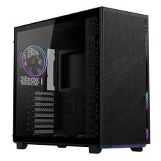 GIGABYTE case GB-AC400G ST, Mid Tower, 1x USB-C, 2x USB3.0, Průhledná bočnice, 4x ARGB 120mm Fan, černá GIGABYTE case GB-AC400G ST, Mid Tower, 1x USB-C, 2x USB3.0, Průhledná bočnice, 4x ARGB 120mm Fan, černá